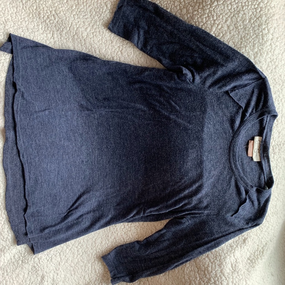 3/4 Sleeve Scoop Neck Side Vent Nursing Tunic